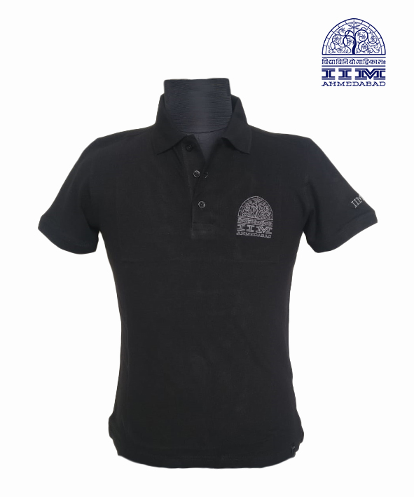 Classic Polo Black & Grey Logo